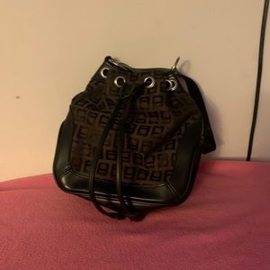 Black/brown purse